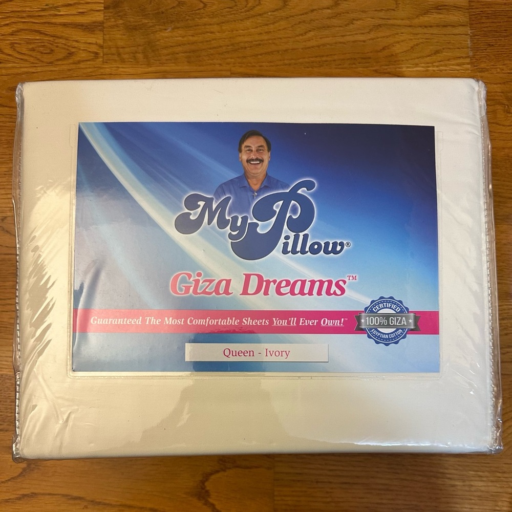 Giza Dreams Queen Ivory Sheet Set